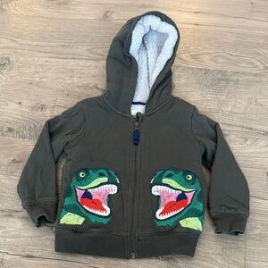 Mini Boden Dinosaur Hoodie 3-4y